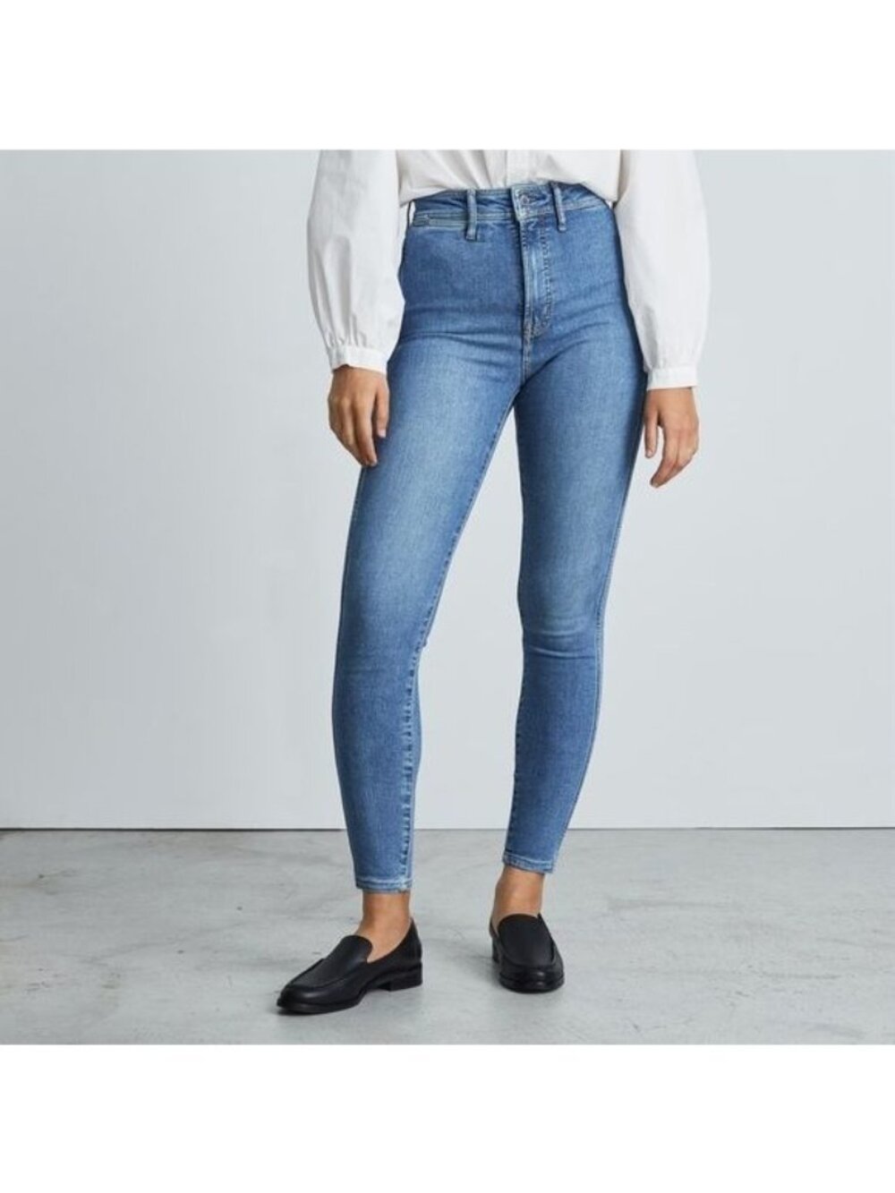 EVERLANE The Way-High Clean Front Skinny Jean 28